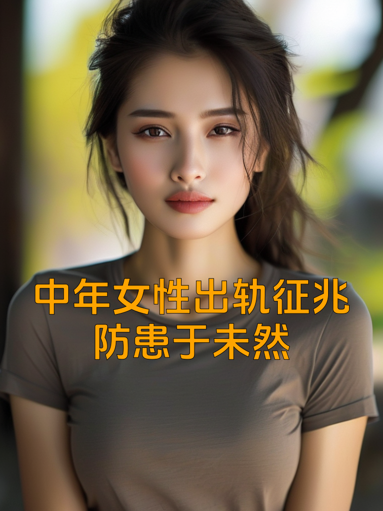 中年女性出轨的5大危险信号！丈夫必看