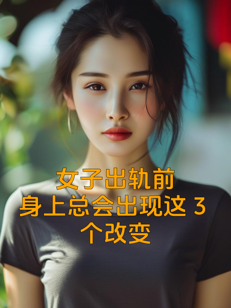 警惕！女人出轨前的3个危险信号