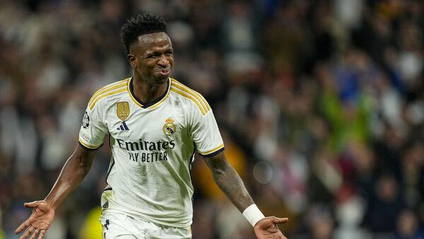 Real Madrid's Vinicius Jr sidelined with thigh injury